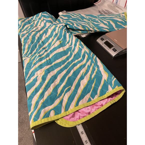 Bob Mackie Wearable Art Womens Jacket Large Animal Print Silk Open Front NWT - Picture 8 of 10